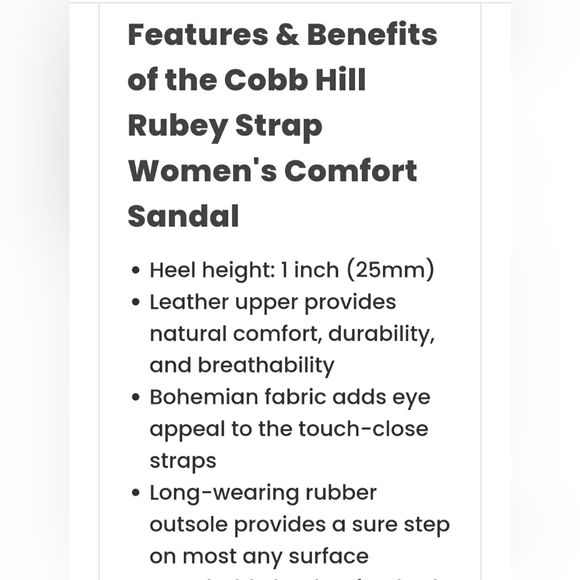 Rockport Cobb Hill sandals sz 9 - Picture 7 of 8